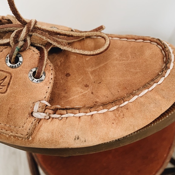 💀BOGO FREE Sperry Authentic Boat Shoe Leather 7 - Picture 4 of 6